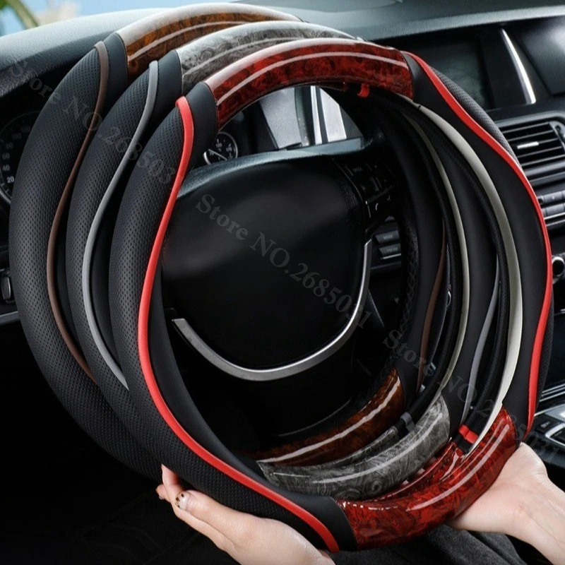 Truck Lorry Van Big Bus Peach Wood Grain Leather Steering Wheel Cover 38-50CM Size for SANY SCANIA IVECO ISUZU MAN Renault Hino
Truck Lorry Van Big Bus Peach Wood Grain Leather Steering Wheel Cover 38-50CM Size for SANY SCANIA IVECO ISUZU MAN Renault Hino