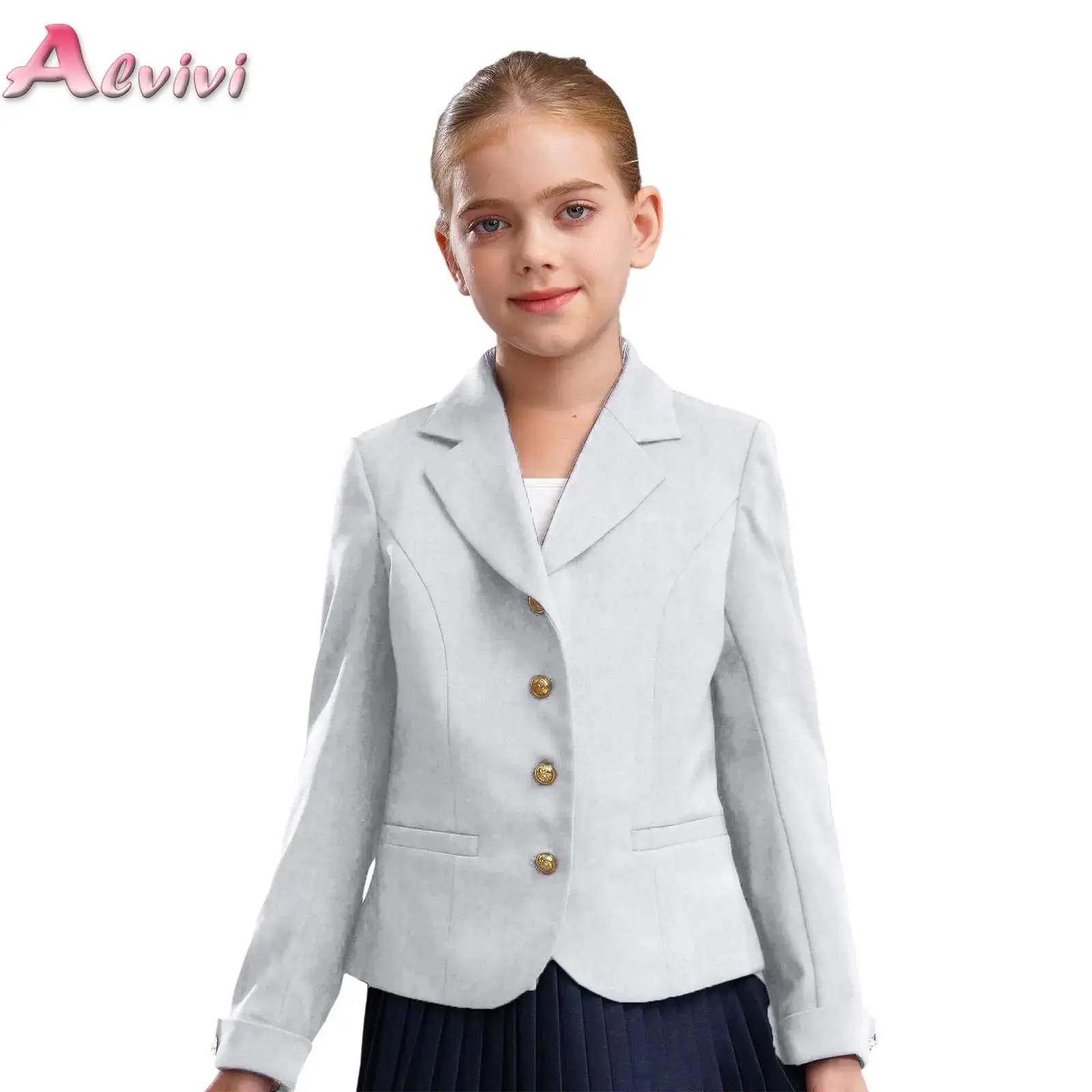 Kids Girls Jacket Spring Autumn Fashion Korean Long Sleeve Black Suit Jackets for Girls Teenager Button Blazer Cardigan Jackets
Kids Girls Jacket Spring Autumn Fashion Korean Long Sleeve Black Suit Jackets for Girls Teenager Button Blazer Cardigan Jackets