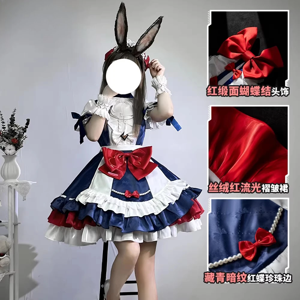Arknights Amiya Cosplay Costume Snow White Lolita Dress Princess Dress For Hallowmas Christmas Role Play Women Full Set HCos
Arknights Amiya Cosplay Costume Snow White Lolita Dress Princess Dress For Hallowmas Christmas Role Play Women Full Set HCos