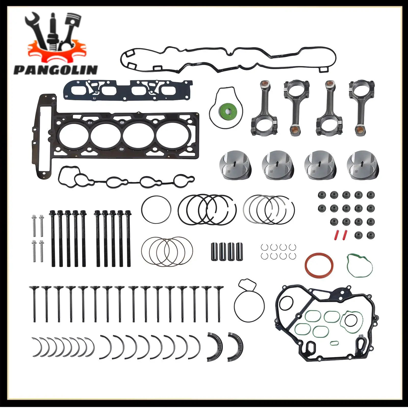 Комплект уплотнений клапанов для ремонта поршней двигателя 12646457 12654958 HS26517PT для Buick Chevrolet GMC 2.4L комплекты для восстановления двигателя 
Комплект уплотнений клапанов для ремонта поршней двигателя 12646457 12654958 HS26517PT для Buick Chevrolet GMC 2.4L комплекты для восстановления двигателя