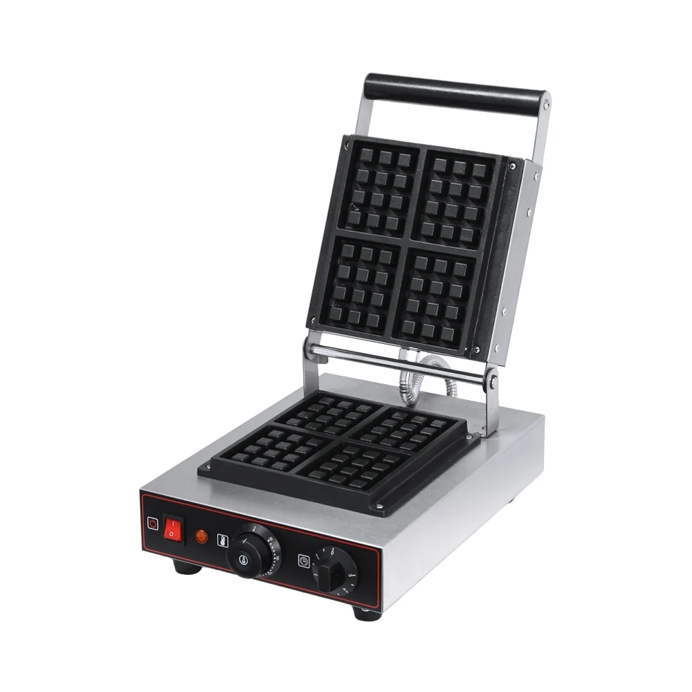 Коммерческая четырехсекционная квадратная вафельница из нержавеющей стали с антипригарным покрытием, 110 В/220 В
Коммерческая четырехсекционная квадратная вафельница из нержавеющей стали с антипригарным покрытием, 110 В/220 В