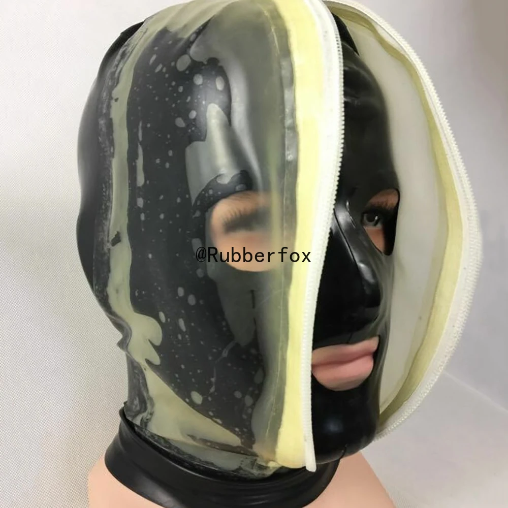 Индивидуальный унисекс латексный капюшон, резиновый реквизит для косплея, черный прозрачный двухслойный капюшон, костюм для любителей игр
Индивидуальный унисекс латексный капюшон, резиновый реквизит для косплея, черный прозрачный двухслойный капюшон, костюм для любителей игр