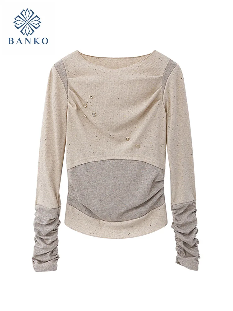 New Design Fashion Dot T-Shirts Women Crop Top Long Sleeve Slim Casual Harajuku American Retro Tees Patchwork 2023 Autumn Winter
New Design Fashion Dot T-Shirts Women Crop Top Long Sleeve Slim Casual Harajuku American Retro Tees Patchwork 2023 Autumn Winter