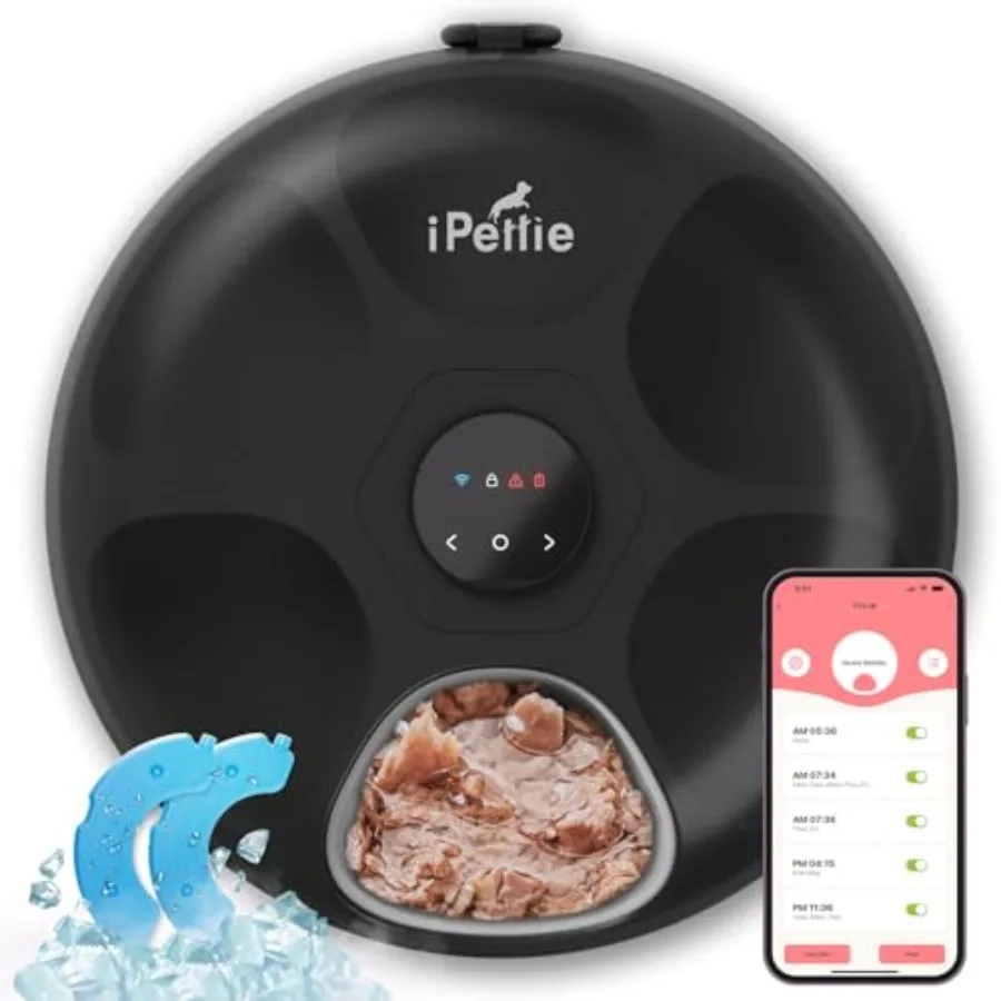 Donut Frost WiFi 6 Meal Automatic Cat Food Dispenser with App Control Dry and Wet Food Automatic Cat Feeder Smart Dog Feeder wi
Donut Frost WiFi 6 Meal Automatic Cat Food Dispenser with App Control Dry and Wet Food Automatic Cat Feeder Smart Dog Feeder wi