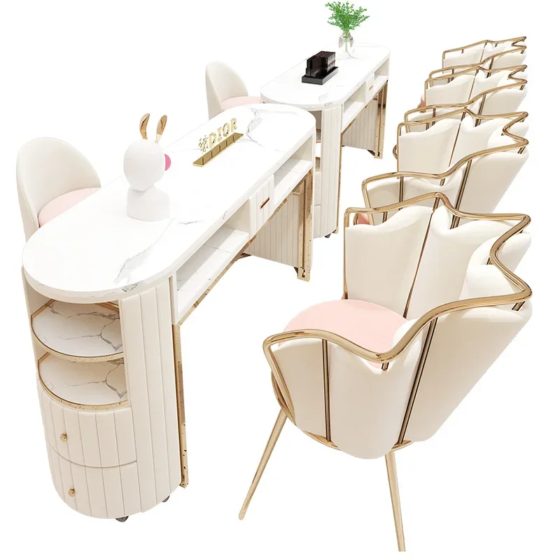 Modern Nordic Nail Table Salon Nail Furniture Marble Nail Table and Chair High Power Vacuum Cleaner
Modern Nordic Nail Table Salon Nail Furniture Marble Nail Table and Chair High Power Vacuum Cleaner