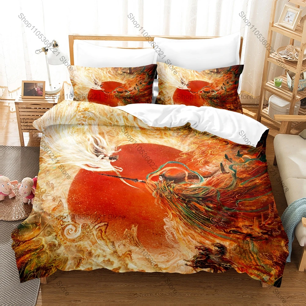 Till The End Of The Moon Romantic Costume Drama Bedding Include 1 Duvet Cover + 2 Pillowcases Comfort Bed Decoration
Till The End Of The Moon Romantic Costume Drama Bedding Include 1 Duvet Cover + 2 Pillowcases Comfort Bed Decoration