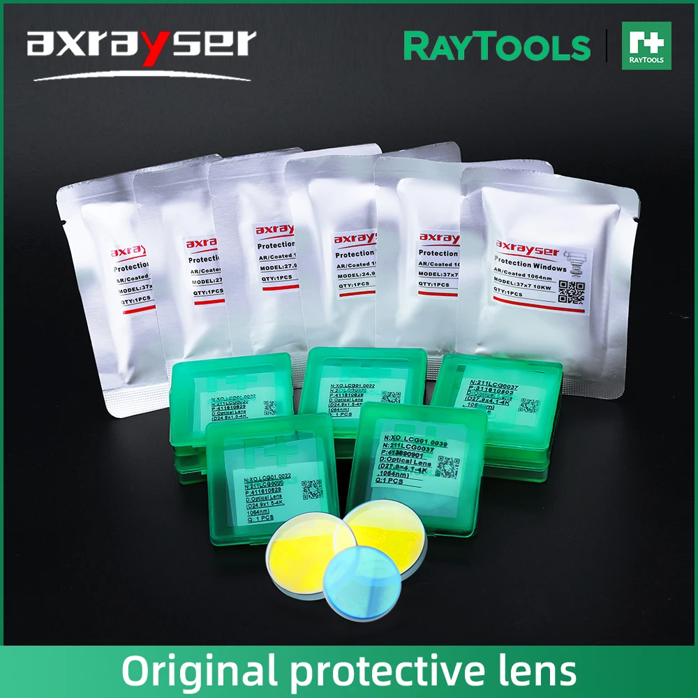 Оригинальный лазерный оптический защитный объектив Raytools 24,9x1,5 27,9x4,1 для лазерной головки Raytools BT240S BM109 BM114S
Оригинальный лазерный оптический защитный объектив Raytools 24,9x1,5 27,9x4,1 для лазерной головки Raytools BT240S BM109 BM114S