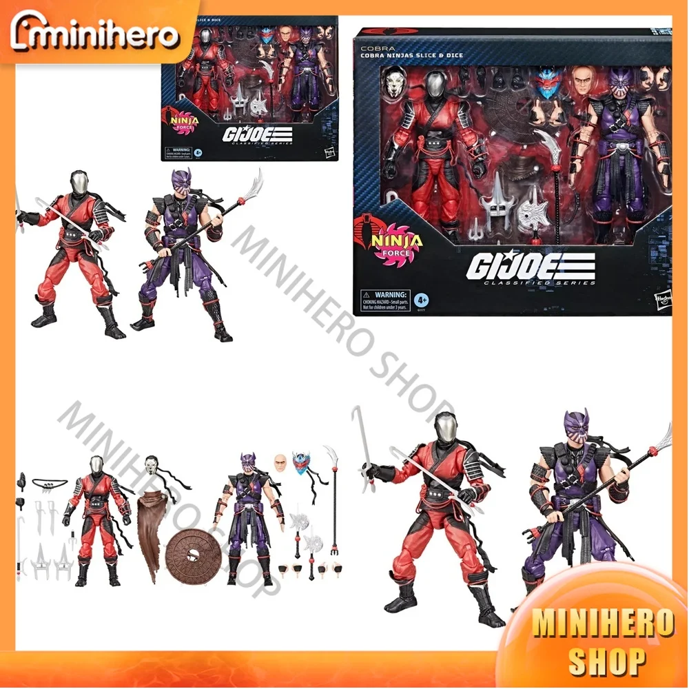 In Stock Hasbro G I Joe Classified Series Cobra Ninjas Slice and Dice 2 Pack 15 cm Anime Style Action Figure Set Collectible
In Stock Hasbro G I Joe Classified Series Cobra Ninjas Slice and Dice 2 Pack 15 cm Anime Style Action Figure Set Collectible