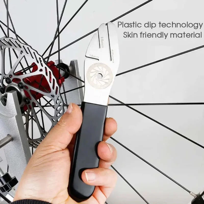 Bike Disc Brake Rotor Alignment & Correction Wrench Stainless Steel Bicycle Brake Repair Tool
Bike Disc Brake Rotor Alignment & Correction Wrench Stainless Steel Bicycle Brake Repair Tool