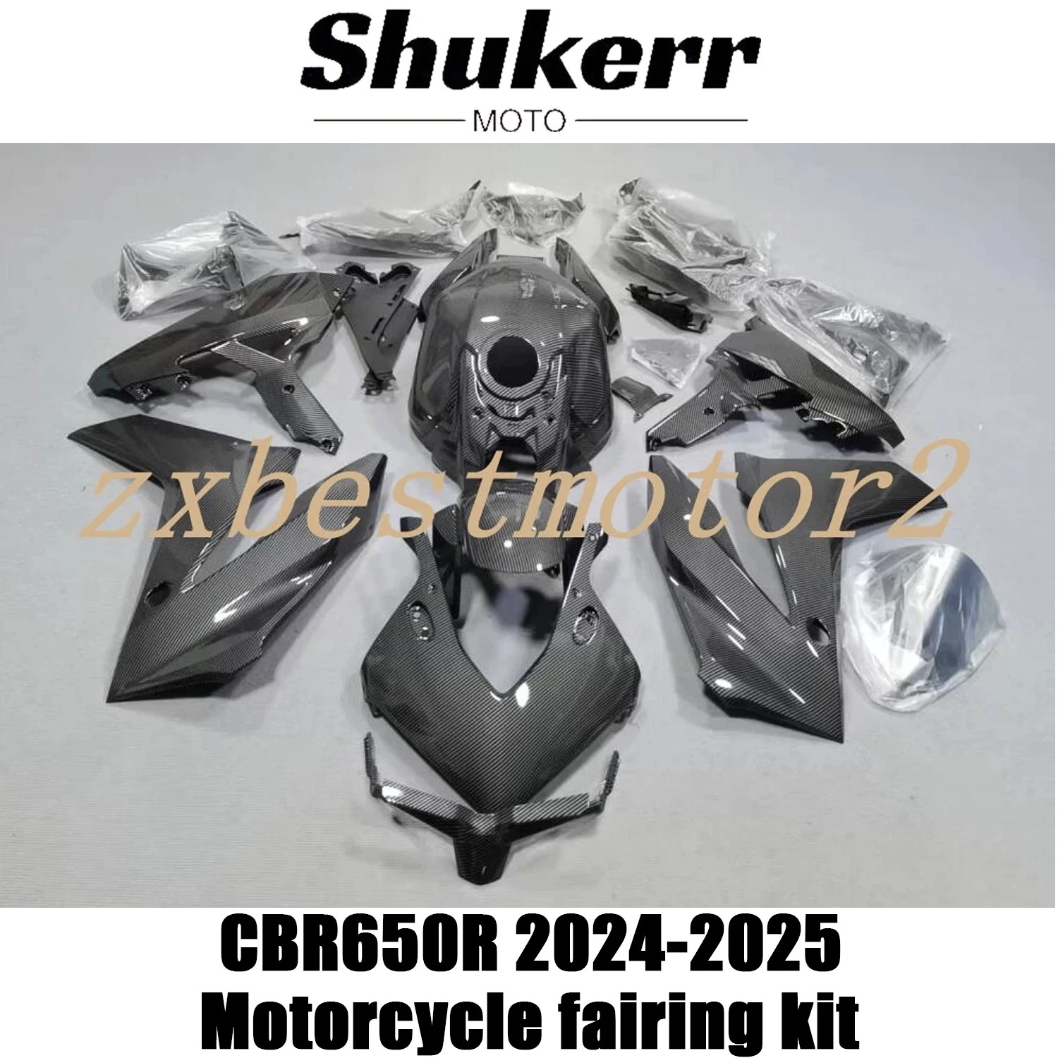 Fit for Honda Cbr650R 2024-2025 New Abs Carbon Fiber Motorcycle Plastic Fairing Kit Injection Mold Bodywork Panel Kit Black
Fit for Honda Cbr650R 2024-2025 New Abs Carbon Fiber Motorcycle Plastic Fairing Kit Injection Mold Bodywork Panel Kit Black