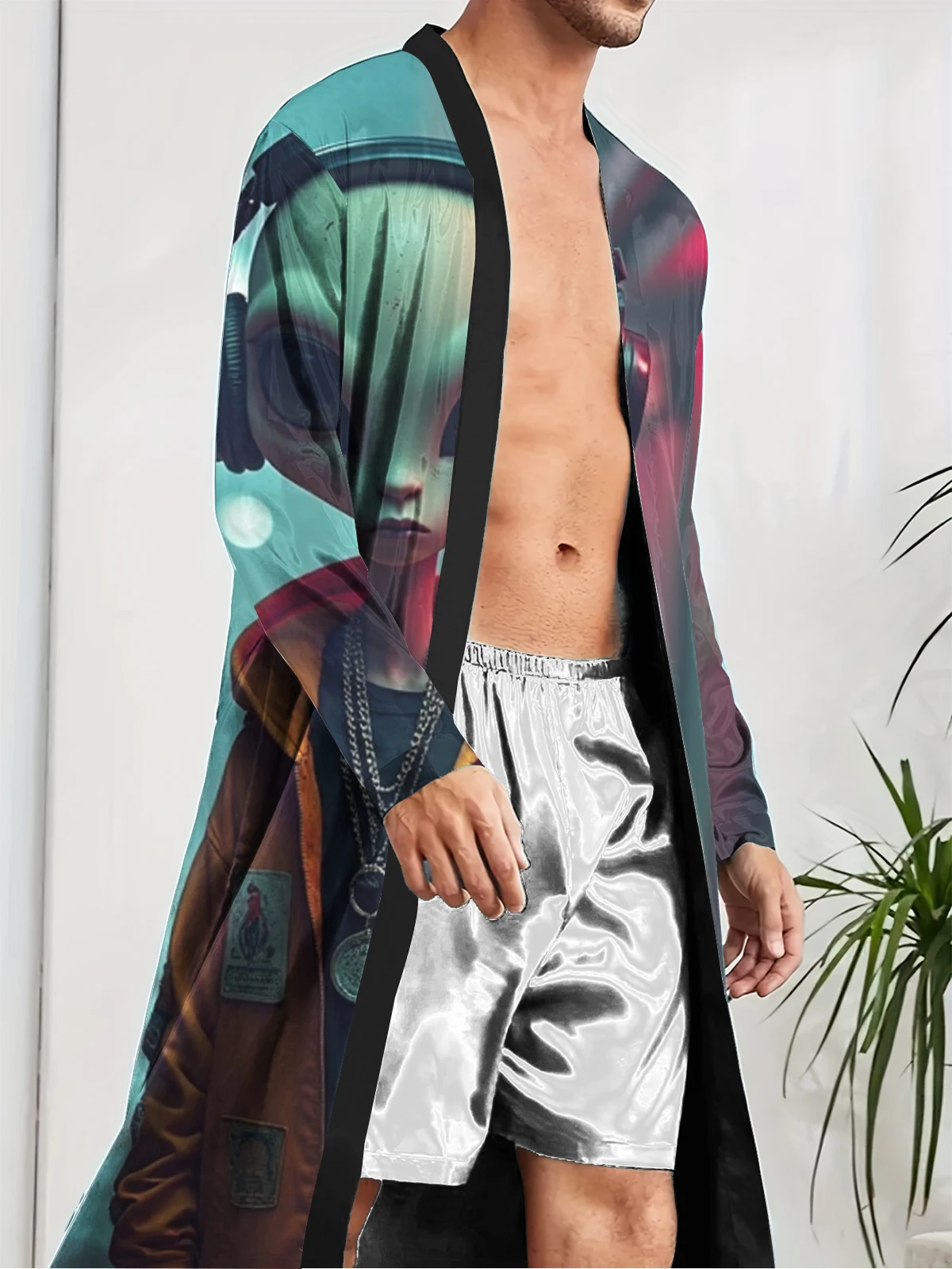 1pcs Men's Robes 2026 Spring/Summer robe Funny pajamas Bathrobe man Sleepwear Graphic Bathrobe men Breathable 3D Printed
1pcs Men's Robes 2026 Spring/Summer robe Funny pajamas Bathrobe man Sleepwear Graphic Bathrobe men Breathable 3D Printed