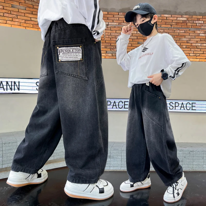 Baby Boys Jeans Ages 4-14Y Child Y2k Pants Tween Boys Denim Teenage Students Spring Autumn Long Trousers Toddler Straight Jeans
Baby Boys Jeans Ages 4-14Y Child Y2k Pants Tween Boys Denim Teenage Students Spring Autumn Long Trousers Toddler Straight Jeans