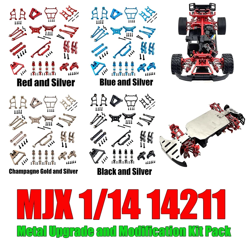 MJX 1/14 14211 RC Car Spare Parts Vulnerable Parts Metal Upgrade and Modification Kit Pack Swing Arm Shock Absorber Rear Cup 
MJX 1/14 14211 RC Car Spare Parts Vulnerable Parts Metal Upgrade and Modification Kit Pack Swing Arm Shock Absorber Rear Cup