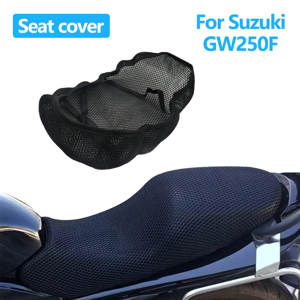 For Suzuki GW250F GW250 250F 250 Motorcycle Seat Cover 3D Mesh Fabric Seat Non-Slip Breathable Heat insulation Protect Cushion
For Suzuki GW250F GW250 250F 250 Motorcycle Seat Cover 3D Mesh Fabric Seat Non-Slip Breathable Heat insulation Protect Cushion