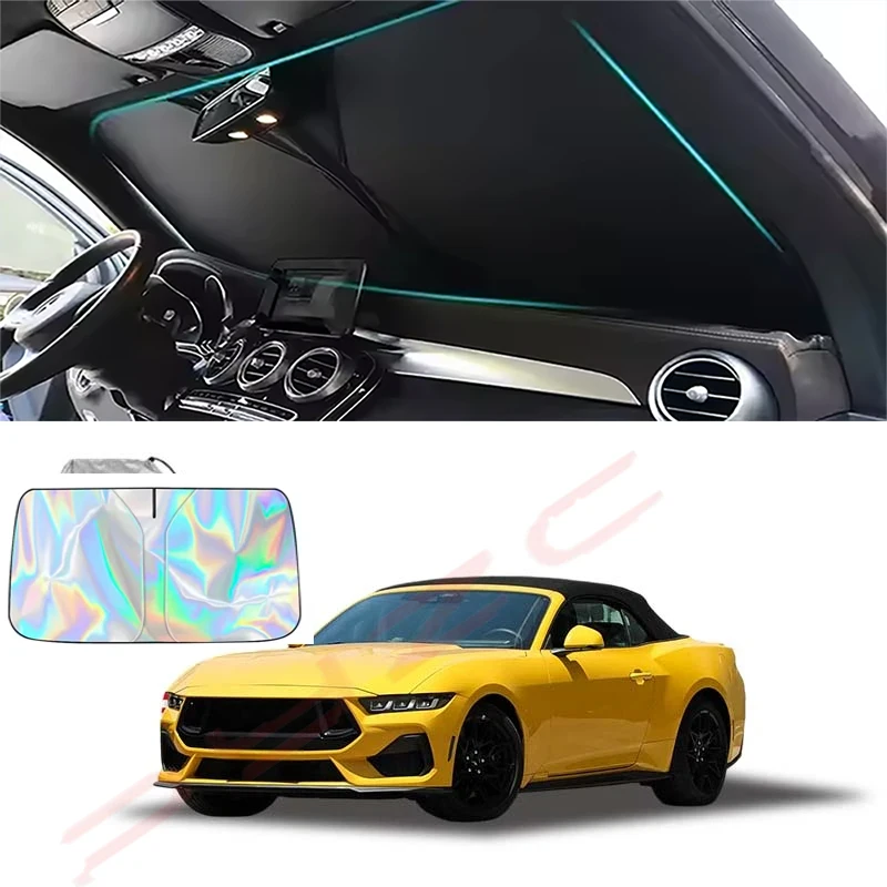 For Ford Mustang 2020-2026 Car Windshield Sunshade Cover Front Window Sun Shade Visor Auto Interior UV Protection
For Ford Mustang 2020-2026 Car Windshield Sunshade Cover Front Window Sun Shade Visor Auto Interior UV Protection