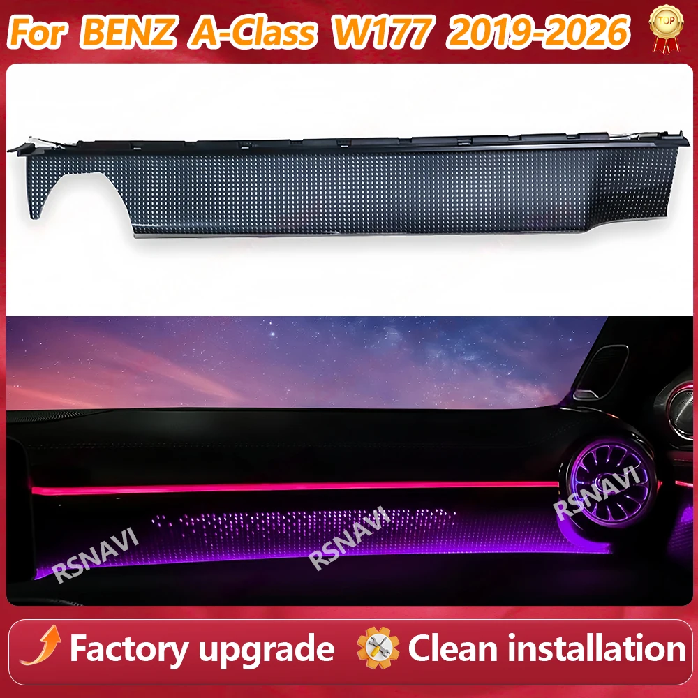 64 Color LED Dynamic copilot Lamp Ambient Light For A-Class W177 CLA W118 2019-2026 Passenger Side Ambient Light Upgrade
64 Color LED Dynamic copilot Lamp Ambient Light For A-Class W177 CLA W118 2019-2026 Passenger Side Ambient Light Upgrade