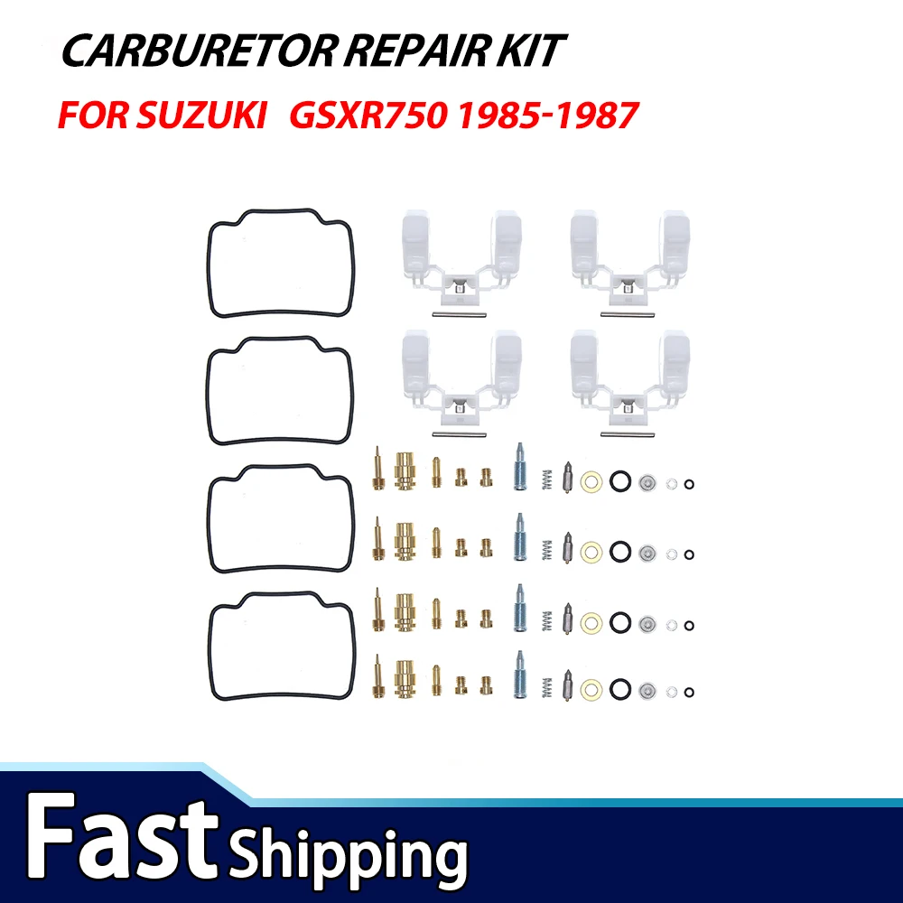 Carburetor Repair Kit Set for Suzuki GSXR750 1985-1987 Carb Rebuild 4 Kits 20-GSXR750ECR
Carburetor Repair Kit Set for Suzuki GSXR750 1985-1987 Carb Rebuild 4 Kits 20-GSXR750ECR