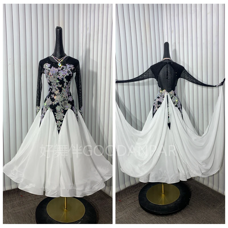 ballroom dance dress Modern dress Waltz Tango Ballroom Dance costumes standard dance dress Customized Performance Dresses
ballroom dance dress Modern dress Waltz Tango Ballroom Dance costumes standard dance dress Customized Performance Dresses