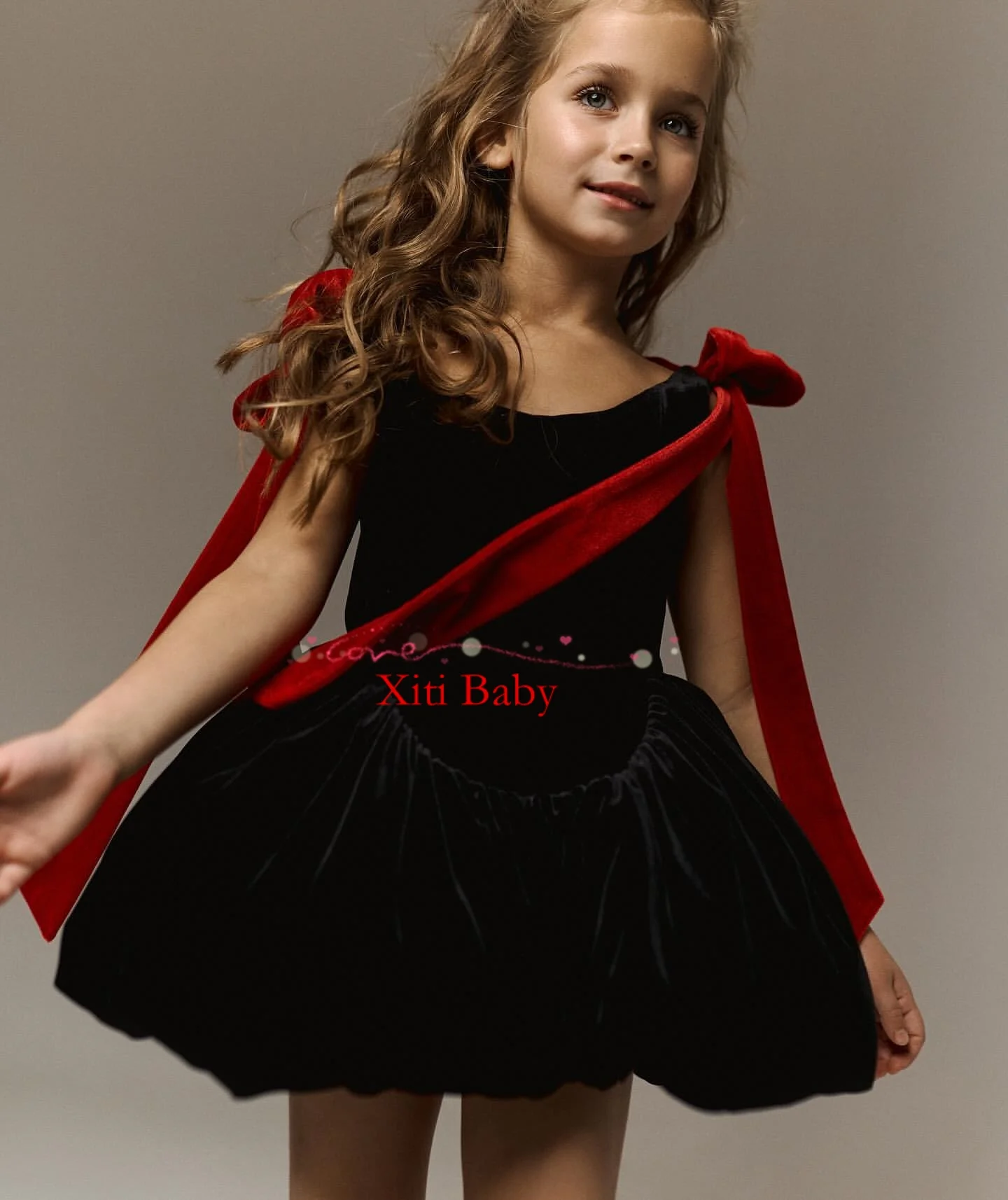 Princess Black Flower Girl Dresses For Wedding With Bows Elegant Cute Princess Birthday Party First Communion Gown Customized
Princess Black Flower Girl Dresses For Wedding With Bows Elegant Cute Princess Birthday Party First Communion Gown Customized