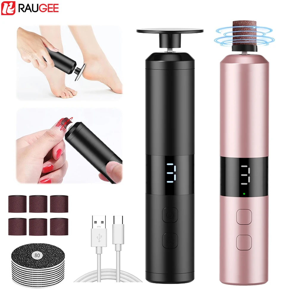 Электрическая пилка для ног, электрический отшелушиватель для стоп, электрический прибор для удаления мозолей, электрическая пилка для педикюра, средство для удаления омертвевшей кожи стоп
Электрическая пилка для ног, электрический отшелушиватель для стоп, электрический прибор для удаления мозолей, электрическая пилка для педикюра, средство для удаления омертвевшей кожи стоп