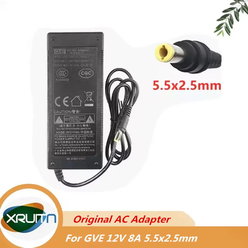Оригинальный адаптер переменного тока GVE 12 В 8 А GM130-1200800-F, зарядное устройство, блок питания 5,5*2,5 мм GM120-1200800-F, оригинал
Оригинальный адаптер переменного тока GVE 12 В 8 А GM130-1200800-F, зарядное устройство, блок питания 5,5*2,5 мм GM120-1200800-F, оригинал