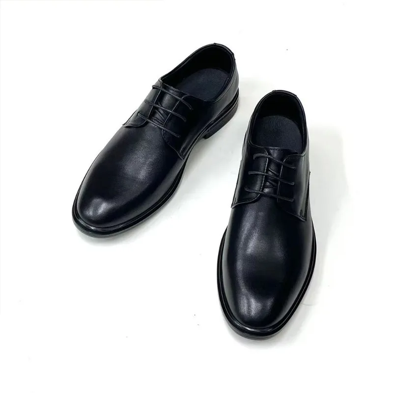 Soft Cowhide Mens Dress Shoes Luxury Handmade Quality Comfortable 2026 Autumn British Style Breathable Derby Business Shoes Man
Soft Cowhide Mens Dress Shoes Luxury Handmade Quality Comfortable 2026 Autumn British Style Breathable Derby Business Shoes Man