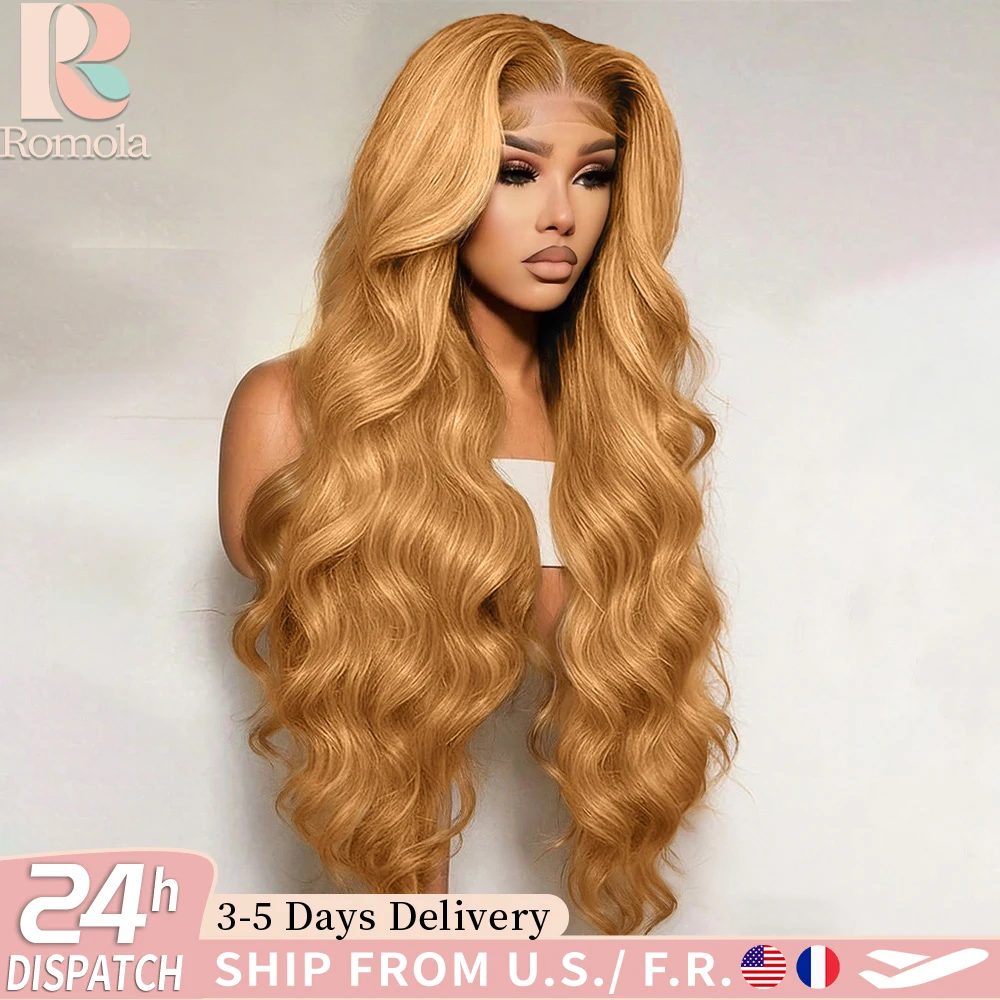 Romola Body Wave Wig 27 Honey Blonde HD Lace Wigs 13x6 Human Hair Pre Plucked Baby Hair Brazilian Hair Wigs 200% Density
Romola Body Wave Wig 27 Honey Blonde HD Lace Wigs 13x6 Human Hair Pre Plucked Baby Hair Brazilian Hair Wigs 200% Density