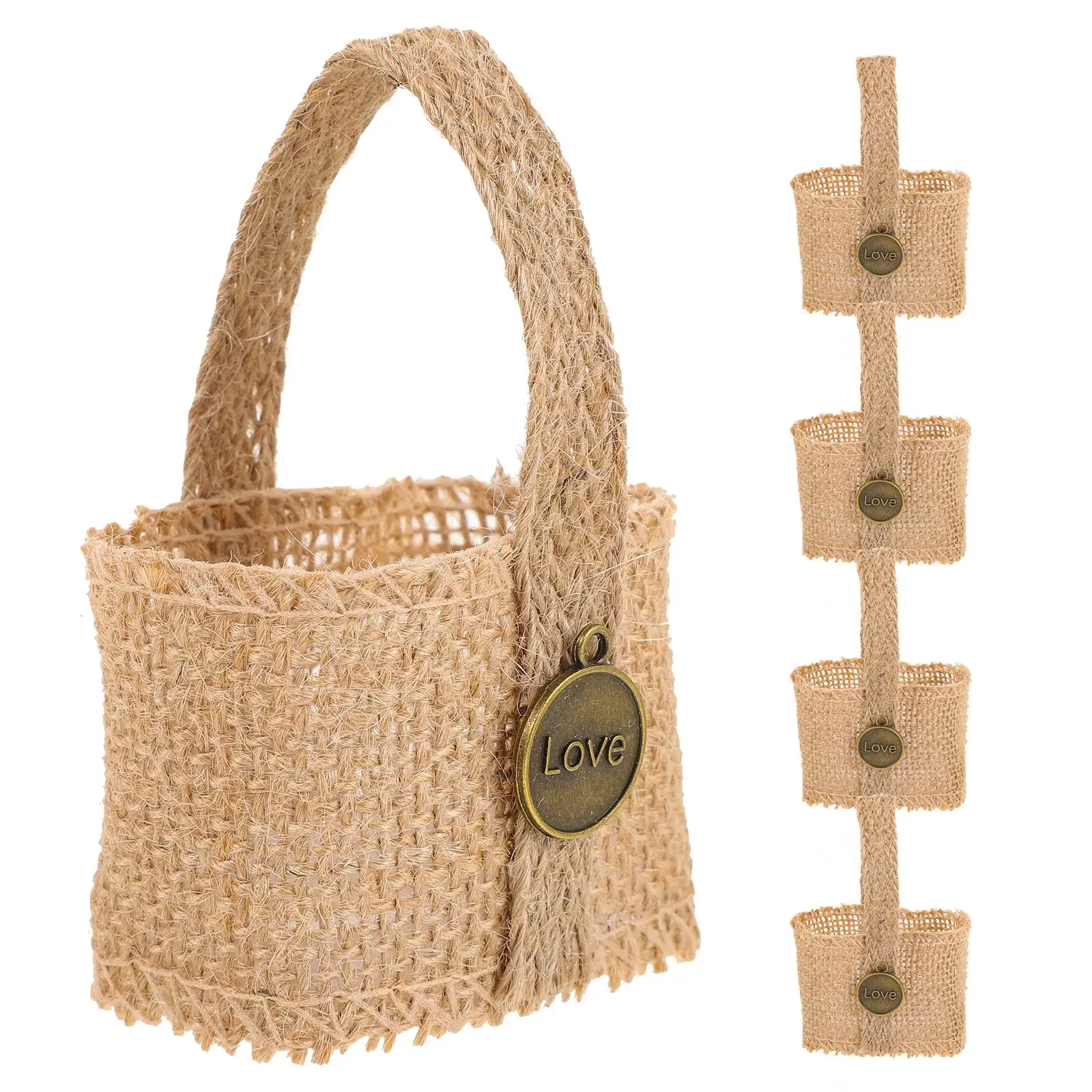 4 Pcs Wedding Candy Bag Banquet Storage Linen Burlap Decor The Banner Gift Bridesmaid Vintage
4 Pcs Wedding Candy Bag Banquet Storage Linen Burlap Decor The Banner Gift Bridesmaid Vintage