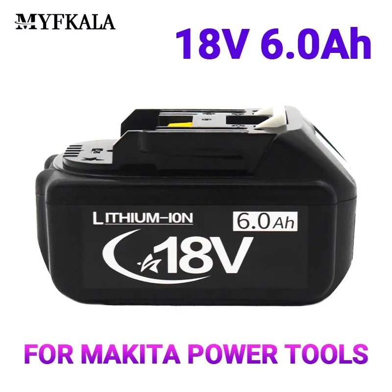 18V6Ah Rechargeable Battery 6000mah Li-Ion Battery Replacement Power Battery for MAKITA BL1880 BL1860 BL1830battery
18V6Ah Rechargeable Battery 6000mah Li-Ion Battery Replacement Power Battery for MAKITA BL1880 BL1860 BL1830battery