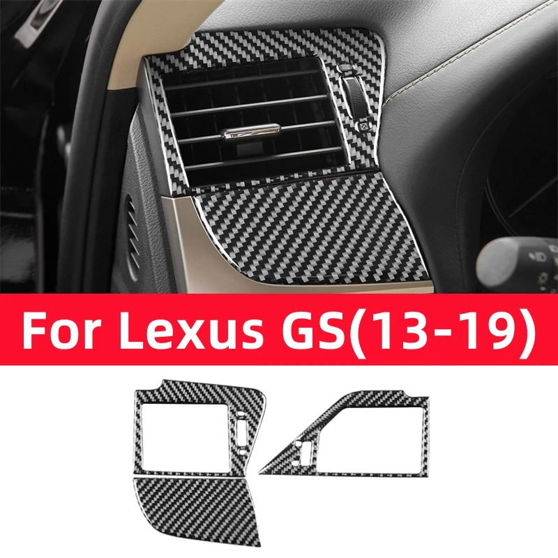 For Lexus GS 2013-2019 Car Interior Accessories Carbon Fiber Auto Left and Right Air Vents Decoration Frame Trim Cover Stickers
For Lexus GS 2013-2019 Car Interior Accessories Carbon Fiber Auto Left and Right Air Vents Decoration Frame Trim Cover Stickers