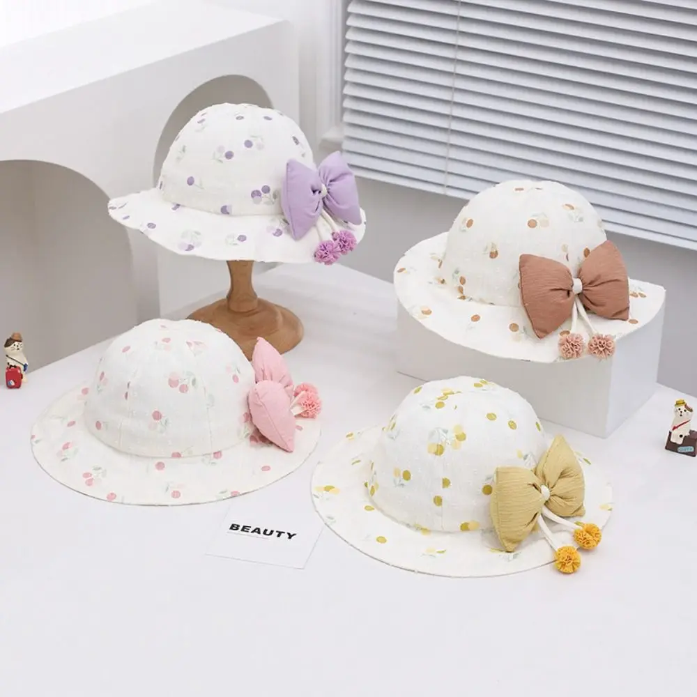 Sunscreen Kawaii Children Sun Hat UV Protection Wide Brim Baby Fishermen Hat Sunshade Bowknot Kids Bucket Hat Outdoor
Sunscreen Kawaii Children Sun Hat UV Protection Wide Brim Baby Fishermen Hat Sunshade Bowknot Kids Bucket Hat Outdoor