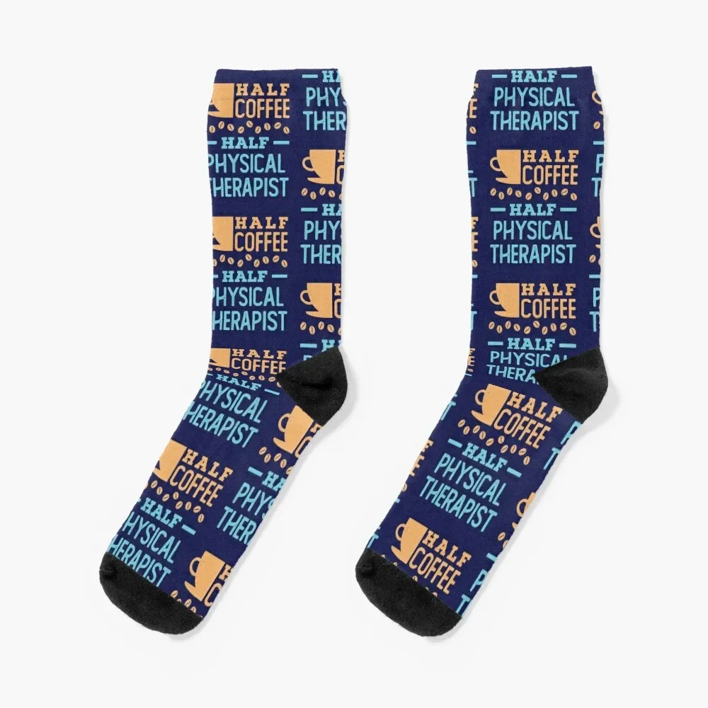 Half Coffee Half Physical Therapist Socks christmass gift cotton Stockings Men's Socks Women's
Half Coffee Half Physical Therapist Socks christmass gift cotton Stockings Men's Socks Women's