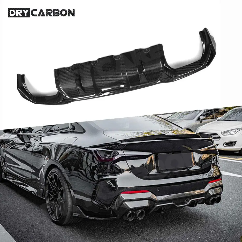 For BMW 4 Series G22 G23 Coupe 2021+ Dry Carbon Fiber Rear Bumper Lip Diffuser Car Styling Body Kits Accessory Auto Guard
For BMW 4 Series G22 G23 Coupe 2021+ Dry Carbon Fiber Rear Bumper Lip Diffuser Car Styling Body Kits Accessory Auto Guard