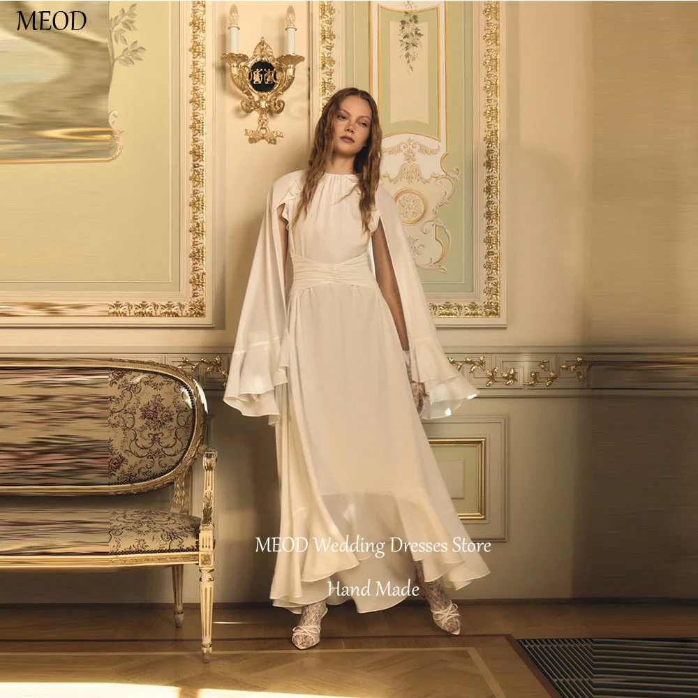 MEOD Chiffon A Line Formal Wedding Dresses O Neck Elegant Vestidos De Novia Ankle Length Vintage свадебное платье Customized
MEOD Chiffon A Line Formal Wedding Dresses O Neck Elegant Vestidos De Novia Ankle Length Vintage свадебное платье Customized