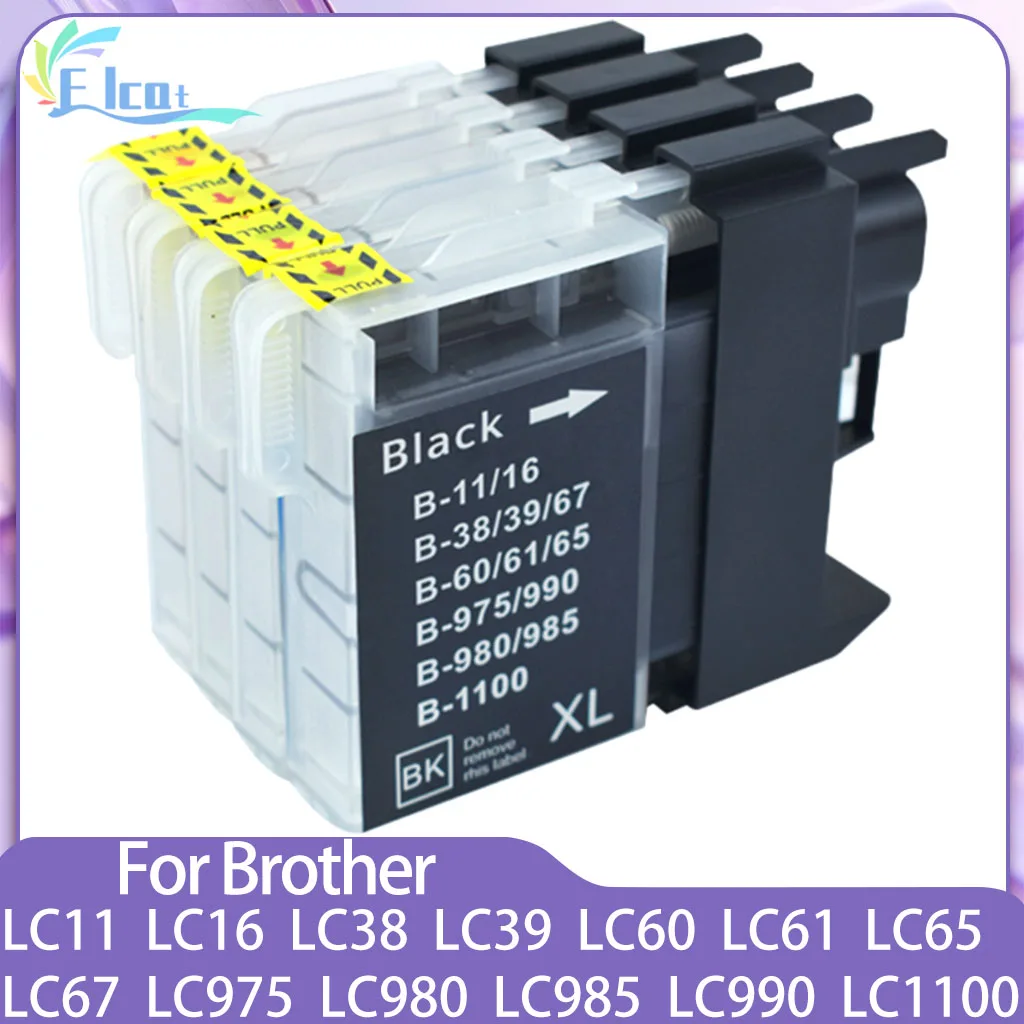LC11 LC16 LC38 LC39 LC60 LC61 LC65 LC67 LC975 LC980 LC985 LC990 LC1100 Ink Cartridge Compatible For Brother DCP-145C Printer
LC11 LC16 LC38 LC39 LC60 LC61 LC65 LC67 LC975 LC980 LC985 LC990 LC1100 Ink Cartridge Compatible For Brother DCP-145C Printer