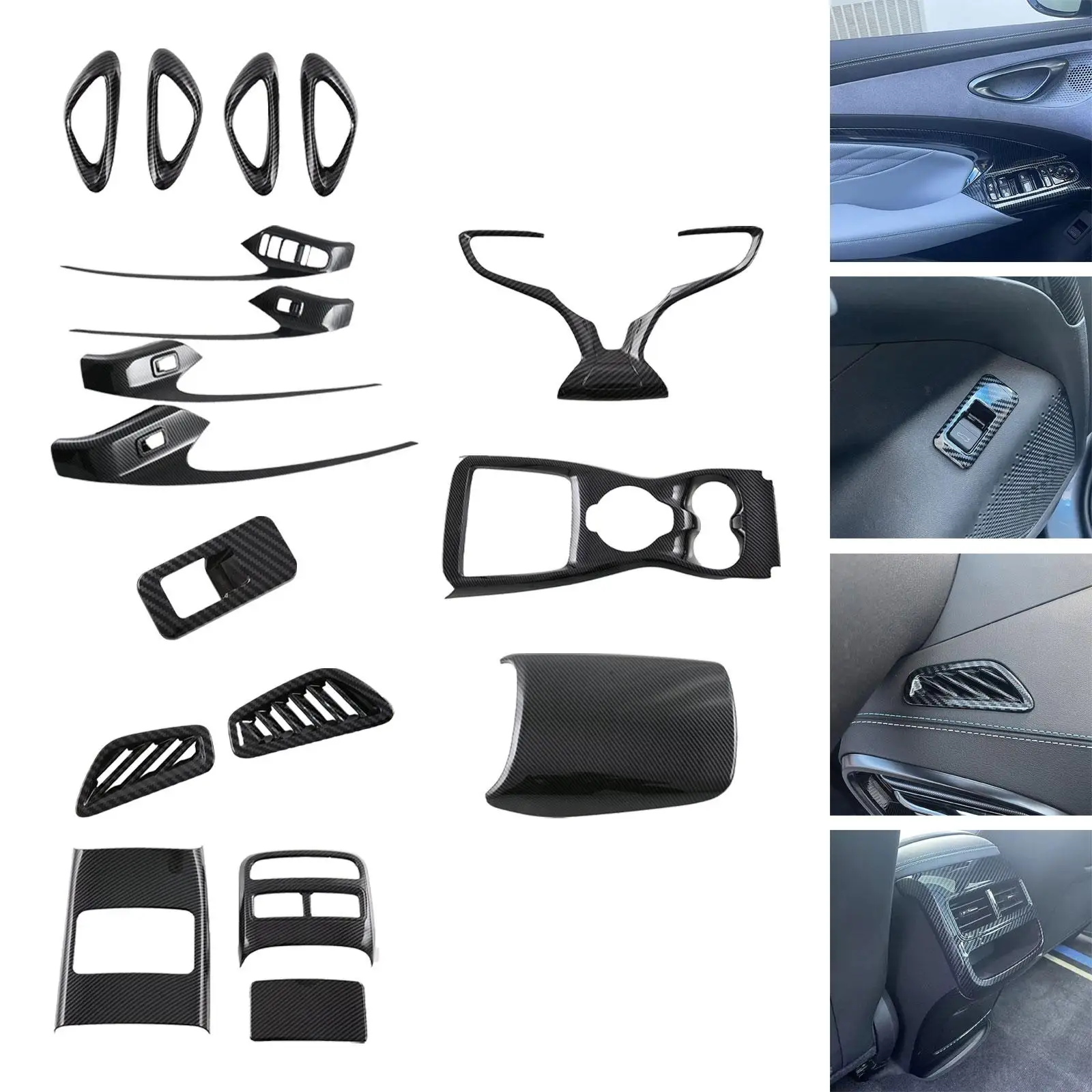 Car Interior Protection Accessory Carbon Fiber Vehicle Spare Parts Black Stylish Replacement for Byd 2022 2023 Seal Atto 4
Car Interior Protection Accessory Carbon Fiber Vehicle Spare Parts Black Stylish Replacement for Byd 2022 2023 Seal Atto 4