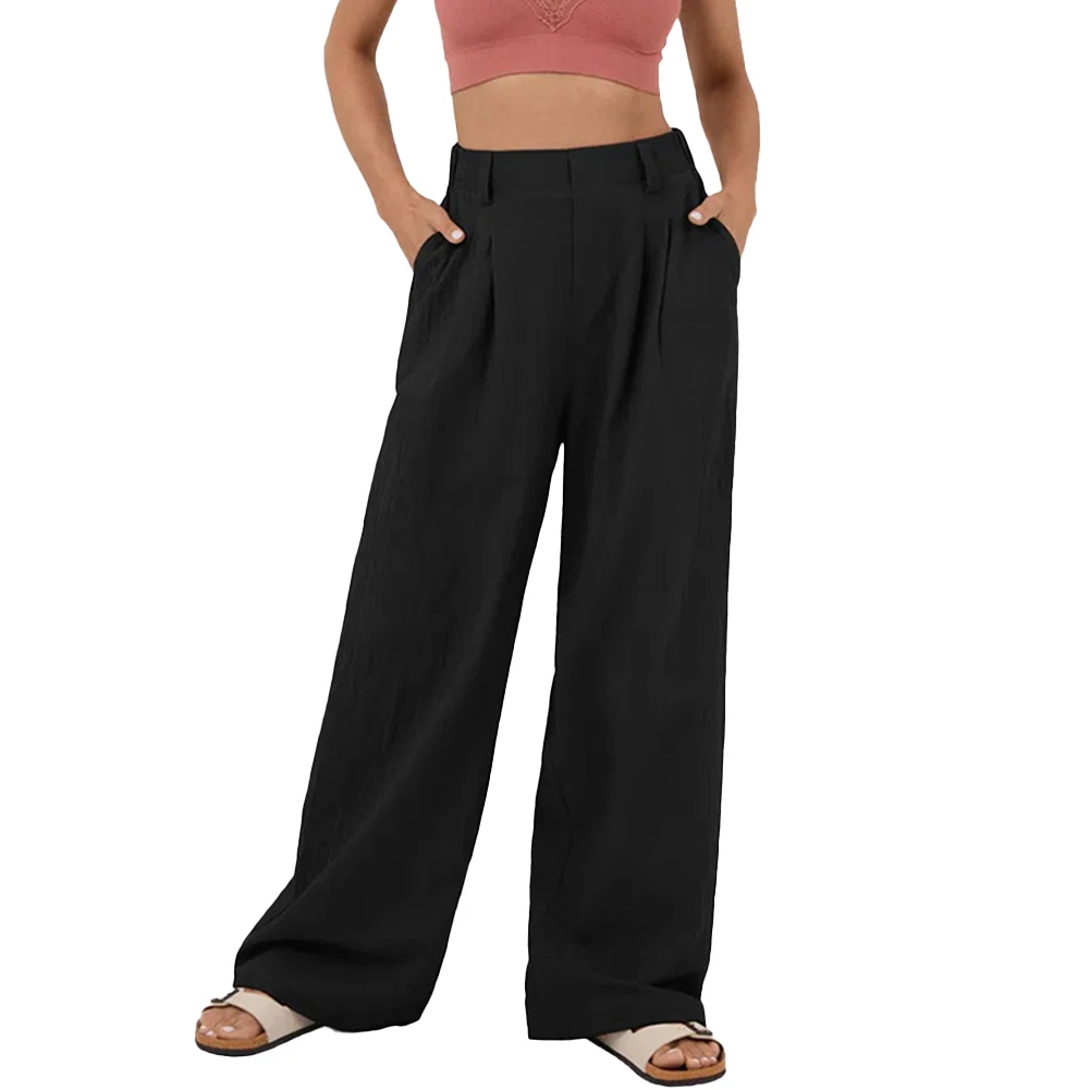 Trousers Pants Dark Gray Elegant Trousers High Waist Casual Pants Pink Polyester Straight Office Pants Women Wide Leg Comfy
Trousers Pants Dark Gray Elegant Trousers High Waist Casual Pants Pink Polyester Straight Office Pants Women Wide Leg Comfy