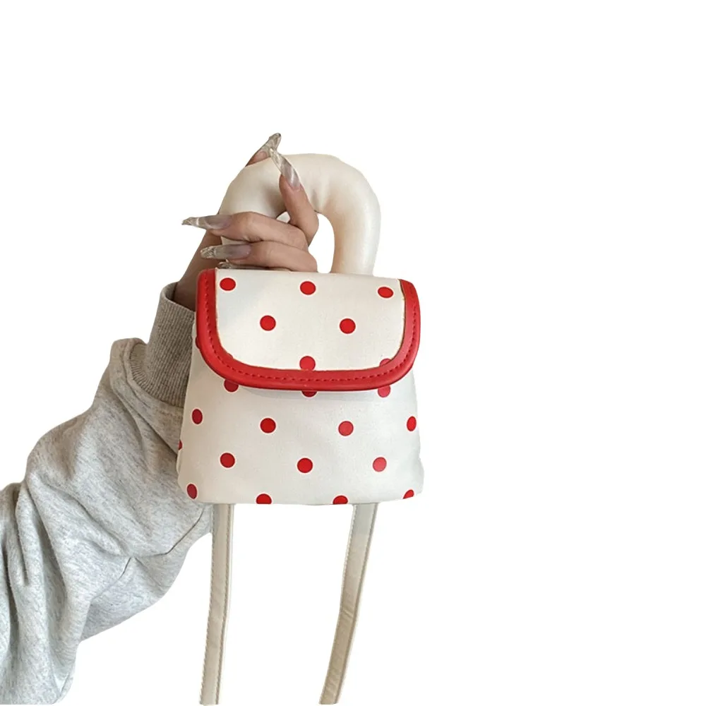 Portable Cute Mini Crossbody Bag Elegant Sweet Wave Point Shoulder Bag French Style Small Bag Small Bucket Bag Woman
Portable Cute Mini Crossbody Bag Elegant Sweet Wave Point Shoulder Bag French Style Small Bag Small Bucket Bag Woman