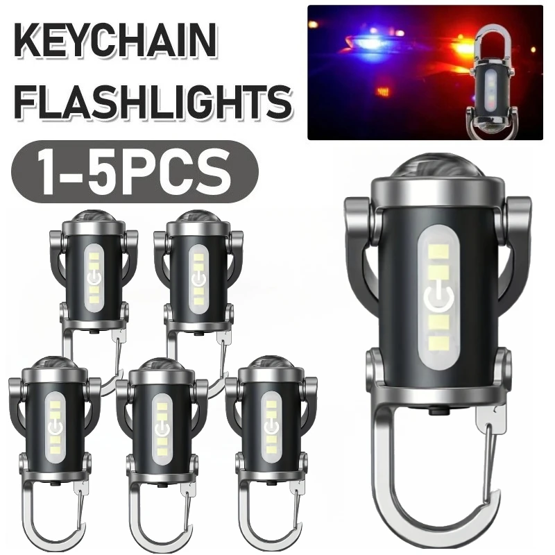Миниатюрный и яркий светодиодный фонарик-брелок, многофункциональный EDC-фонарь с USB-зарядкой для повседневного использования и активного отдыха
Миниатюрный и яркий светодиодный фонарик-брелок, многофункциональный EDC-фонарь с USB-зарядкой для повседневного использования и активного отдыха