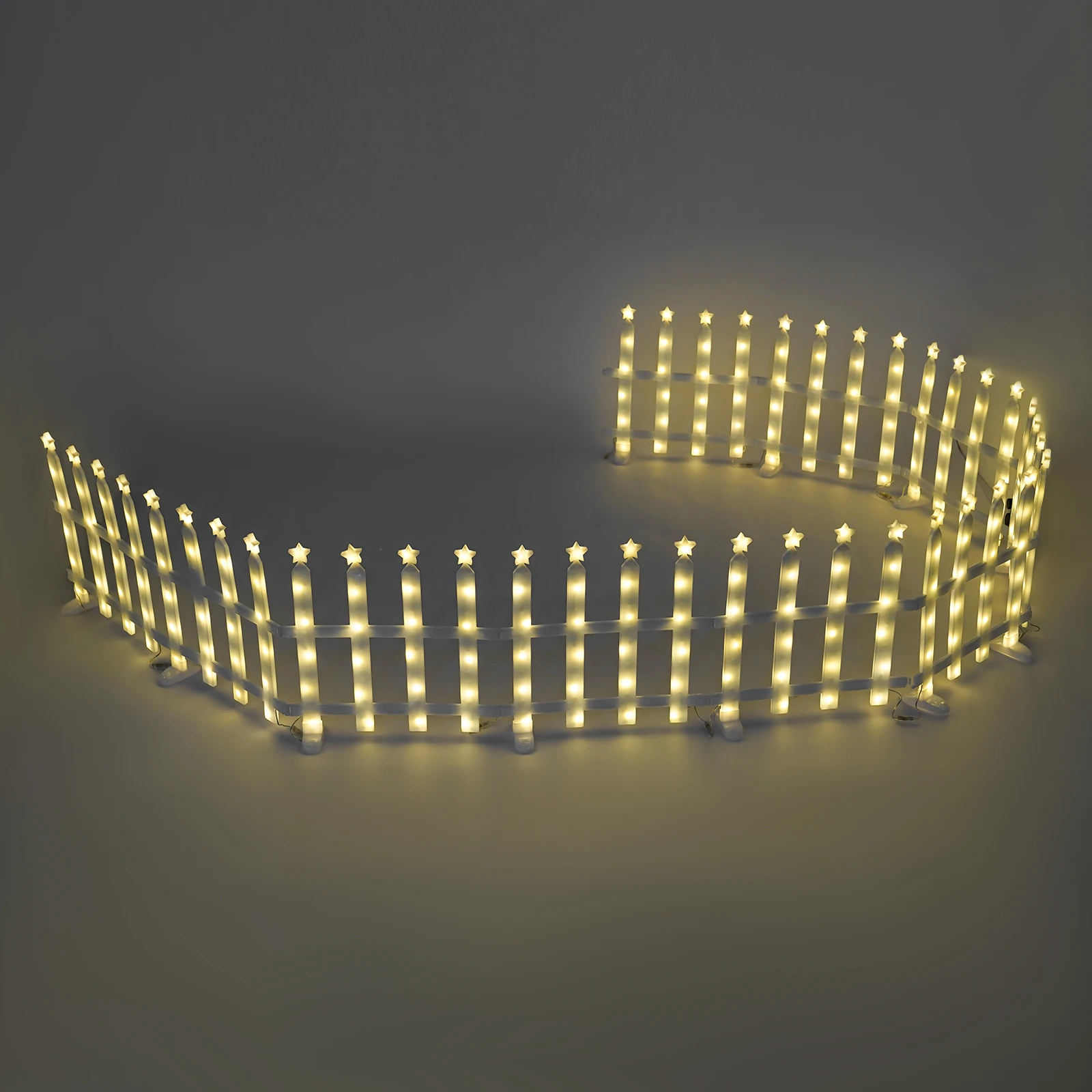 10PCS Christmas Fence Lights 38cm Christmas Decorations Light Fence Lights Warm White Star Shaped Fence Lights for Garden Christ
10PCS Christmas Fence Lights 38cm Christmas Decorations Light Fence Lights Warm White Star Shaped Fence Lights for Garden Christ