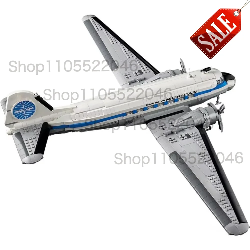 2026 New Douglas DC-3 Airliner Building Decoration Kit American Aviation Airplane Model Blocks Brick Gifts
2026 New Douglas DC-3 Airliner Building Decoration Kit American Aviation Airplane Model Blocks Brick Gifts
