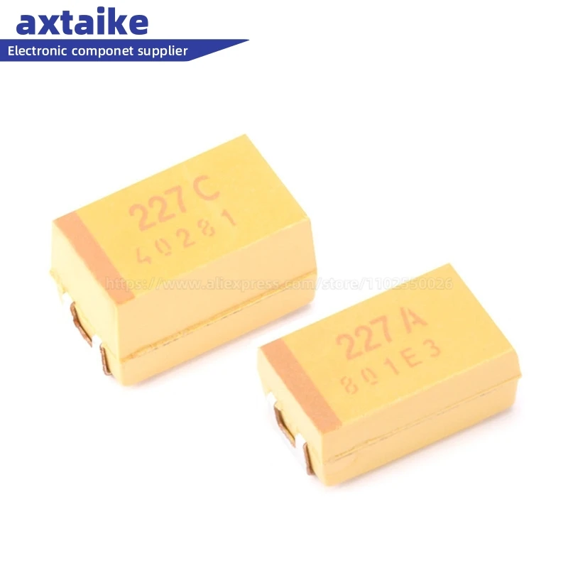 10 шт., Конденсатор тантала 220UF 227 227K 6,3 V 10V 16V 3528 6032 7343 SMD 227J 227A
10 шт., Конденсатор тантала 220UF 227 227K 6,3 V 10V 16V 3528 6032 7343 SMD 227J 227A