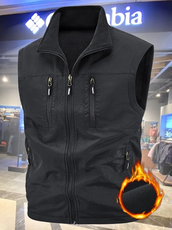 Мужской жилет Thiened Fce, осенне-зимний уличный двусторонний жилет, теплая водонепроницаемая майка-стойка Faion Ci Sle
Мужской жилет Thiened Fce, осенне-зимний уличный двусторонний жилет, теплая водонепроницаемая майка-стойка Faion Ci Sle