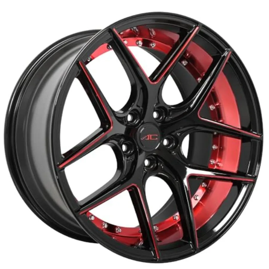 20 Inch Concave Rims Set of 4 Gloss Black with Red Milled Finish for Most Sedans Coupes SUVs
20 Inch Concave Rims Set of 4 Gloss Black with Red Milled Finish for Most Sedans Coupes SUVs