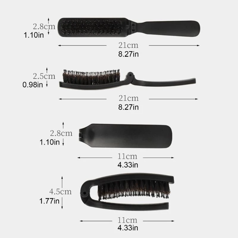 40JD Compact Massage Hair Brush With Nylon And Boar Bristles Comb For Smooth Hair
40JD Compact Massage Hair Brush With Nylon And Boar Bristles Comb For Smooth Hair