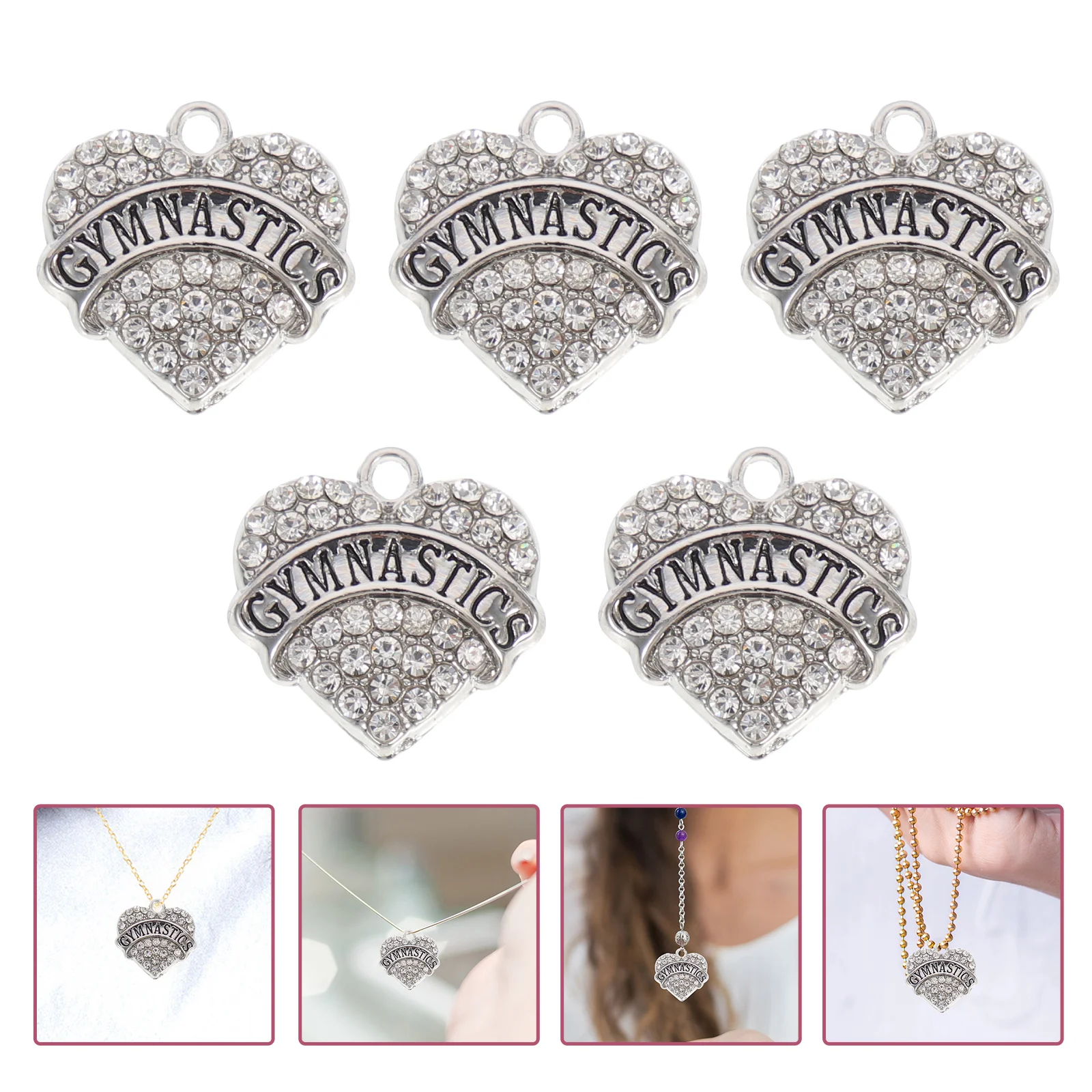 5pcs Heart Shaped Bracelet Pendant Necklace Diy Accessories Skin-Friendly Durable Jewelry Making Charm Creative Decorative
5pcs Heart Shaped Bracelet Pendant Necklace Diy Accessories Skin-Friendly Durable Jewelry Making Charm Creative Decorative