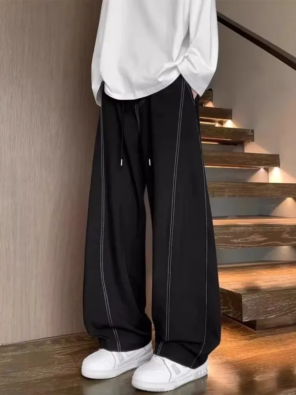 New 2025 Men's Casual Pants Faionable Straight Leg Loose Fit Workwear Long Trousers Trendy Spor Sweatpants Polyester Fiber
New 2025 Men's Casual Pants Faionable Straight Leg Loose Fit Workwear Long Trousers Trendy Spor Sweatpants Polyester Fiber