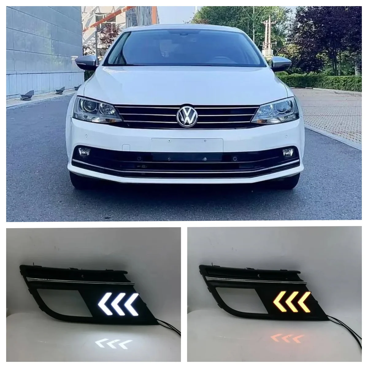 LED DRL For VW Volkswagen Jetta Sagitar MK6 2015 2016 2017 Daytime Running Lights Waterproof Daylight Lamp With Dynamic Turning
LED DRL For VW Volkswagen Jetta Sagitar MK6 2015 2016 2017 Daytime Running Lights Waterproof Daylight Lamp With Dynamic Turning