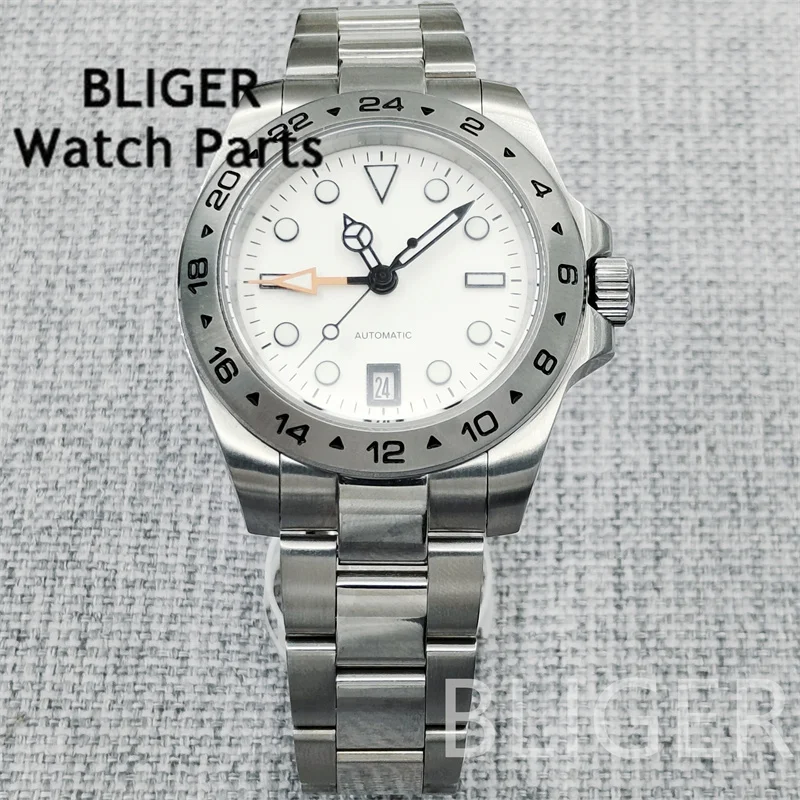 BLIGER NH34 Date Stainless Steel 40mm Dive Automatic Men Watch Sapphire Crystal Rotating Bezel Luminous Mechanical Wristwatch
BLIGER NH34 Date Stainless Steel 40mm Dive Automatic Men Watch Sapphire Crystal Rotating Bezel Luminous Mechanical Wristwatch