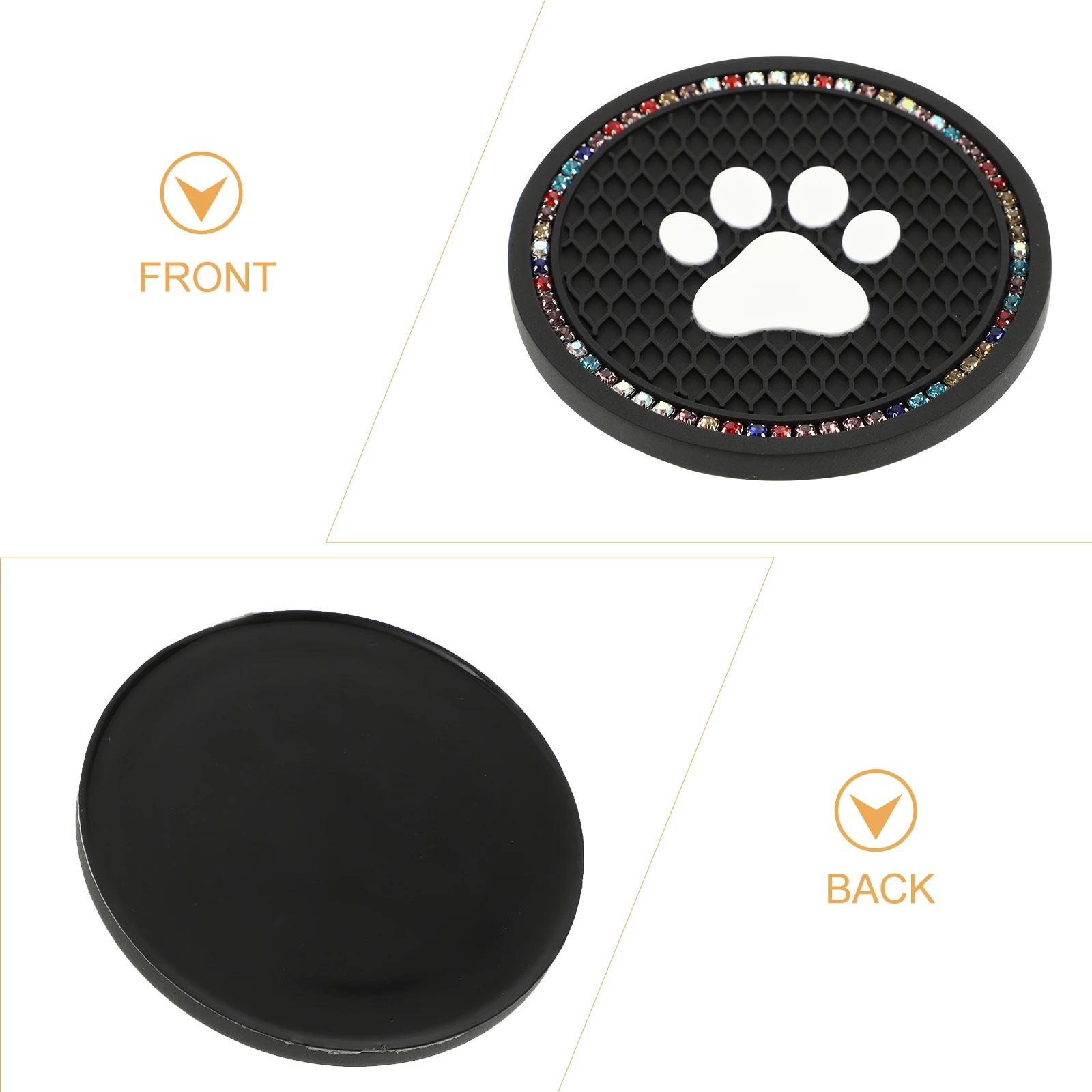 2 pcs Car Cup Pads Diamond Claw Pattern Heat Insulation Coasters For Car Cup Mat Protection Vintage Elegant Heat Resistant
2 pcs Car Cup Pads Diamond Claw Pattern Heat Insulation Coasters For Car Cup Mat Protection Vintage Elegant Heat Resistant